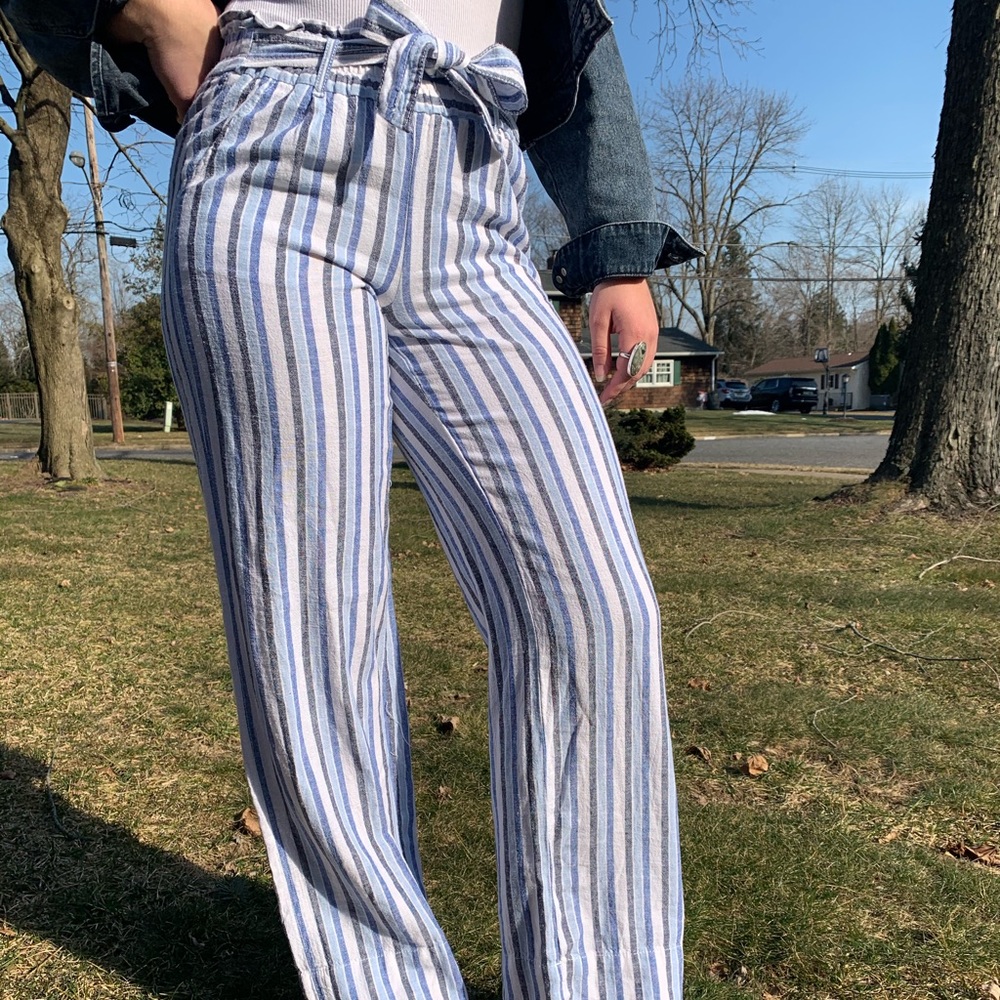 Linen Wide Leg Pants